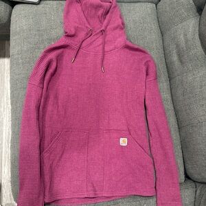 Carhartt Fuchsia Waffle Knit Hoodie